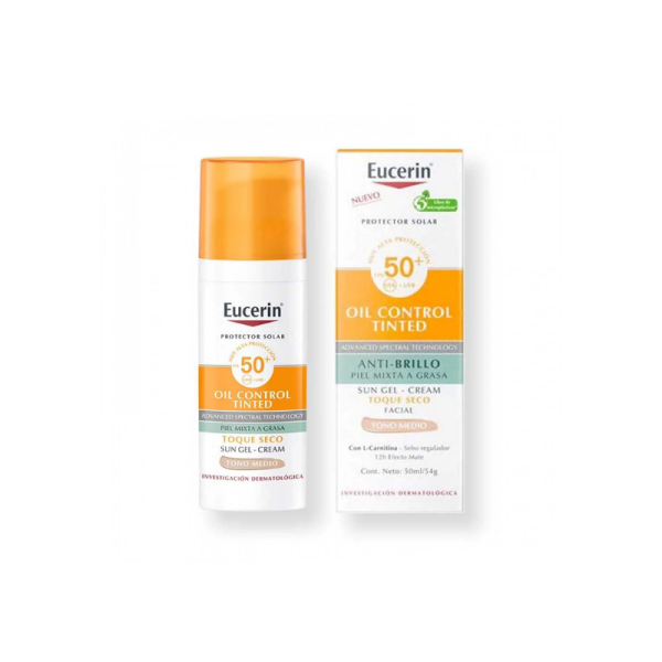 Eucerin Sun Control De Aceite Facial Toque Seco SPF 50 - Imagen 2