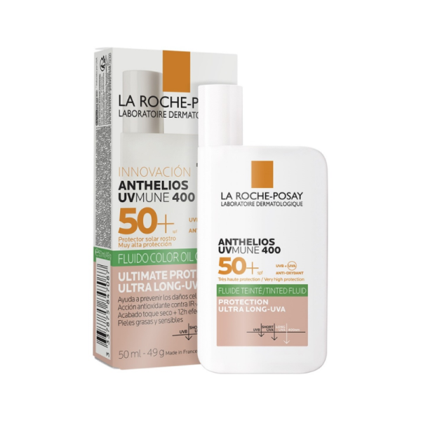 La Roche-Posay Anthelios UV Mune 400 Control de Grasa Fluido SPF 50+ - Imagen 2